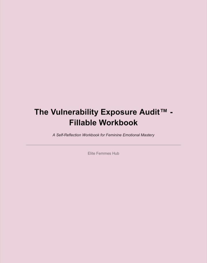 Edition 5: The Vulnerability Exposure Audit ™ - Fillable Workbook